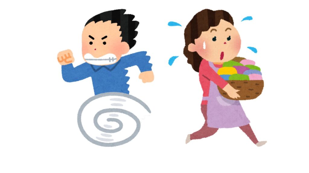 ヴァータ体質の行動イメージ