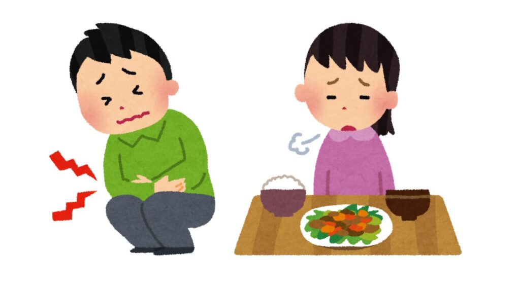 食欲不振のイメージ